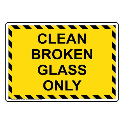 Broken Glass Sign