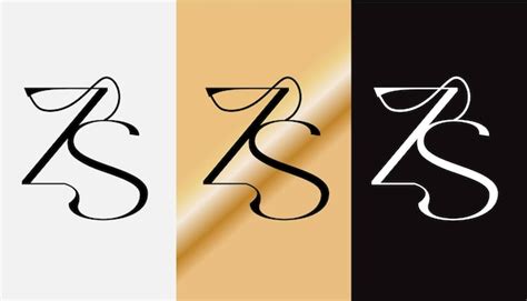 Premium Vector Initial Letter Zs Logo Design Creative Modern Symbol