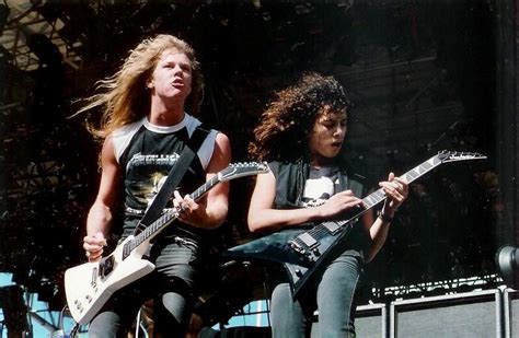 Kirk Hammett James Hetfield