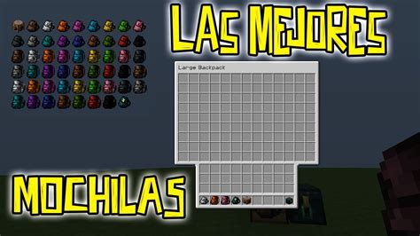 El Mejor Mod De Mochilas Para Minecraft Review Descarga E