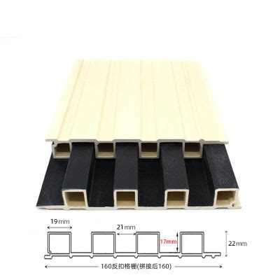 High Quality Waterproof Interior Wood Plastic Composite Cladding Fluted