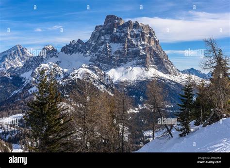 Monte Pelmo In The Dolomites Stock Photo Alamy