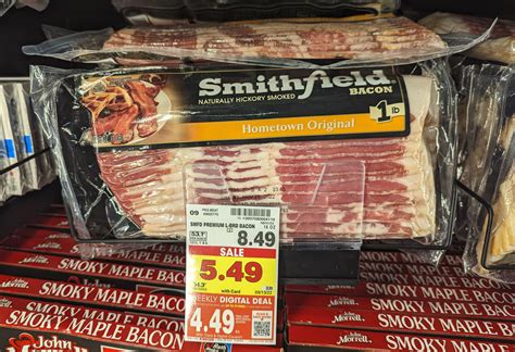 Smithfield Bacon Only 449 At Kroger Regular Price 849 Iheartkroger