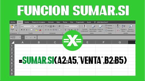 Función sumar si excel YouTube