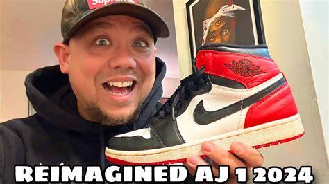 Air Jordan 1 Black Toe Reimagined High OG 2024 Sneaker YouTube