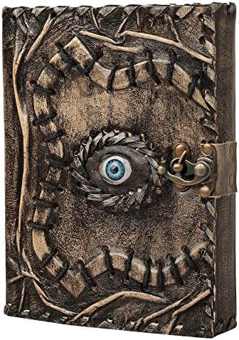 Hocus Pocus Leather Book Vintage Leather Journal With Deckle Edge Paper