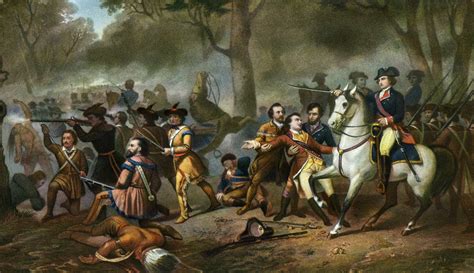 Illustration of Battle of Monongahela posters & prints by Corbis