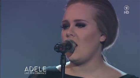 Adele Rolling In The Deep Live At Echo Awards Youtube