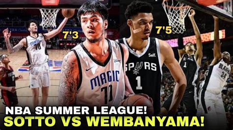 Top Plays Kai Sotto Vs Victor Wembanyama Nba Highlights L Battle Of