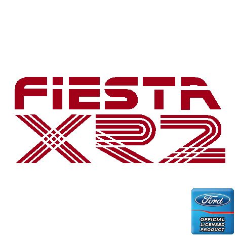 Ford Fiesta Mk Xr Tailgate Decal Stickers Ebay