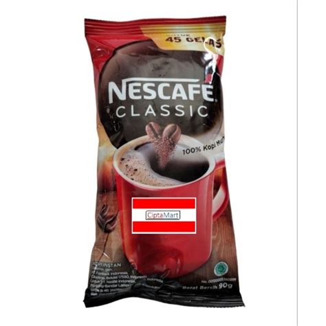 Jual Nescafe Classic Bag 90gr Shopee Indonesia