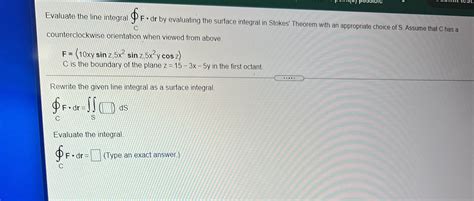 Solved Help Evaluate The Line Integral F Dr By Evaluating The