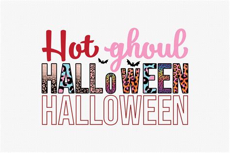 Hot Ghoul Halloween Sublimation Graphic By Designmaster Creative Fabrica