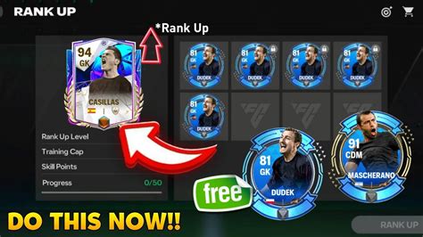 Upgrade Any Card In Fc Mobile How To Use Universal Players To Rank Up