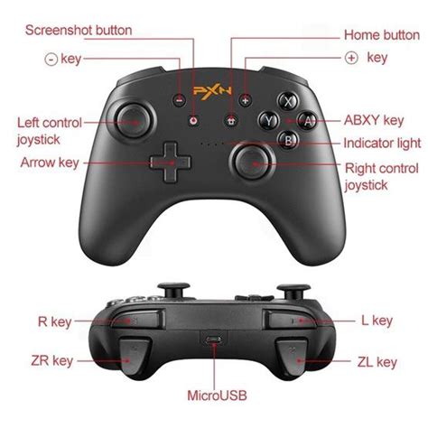 Pxn Pxn V Wireless Bluetooth Game Handle Controller With