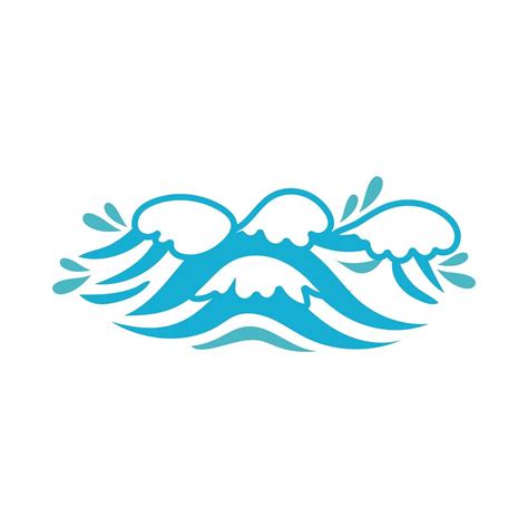 Ocean Water Flat Style Icon 2589932 Vector Art At Vecteezy