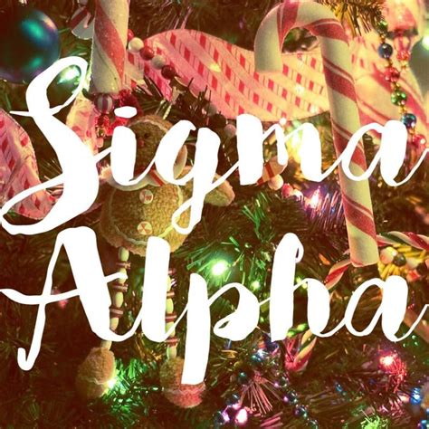 Sigma Alpha Christmas Tree Decor