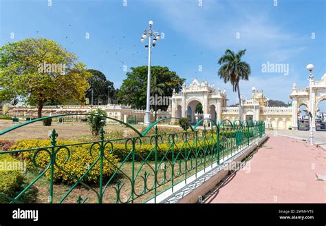 The Mysore Palace Karnataka India Stock Photo - Alamy