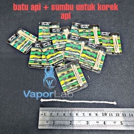 Jual Batu Korek Api Dan Sumbu Untuk Model Zippo Zipo Lighter Flint And