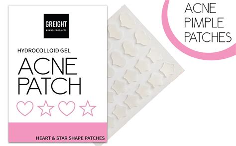 Greight Brand Products Hydrocolloid Acne Pimple Patch Heart