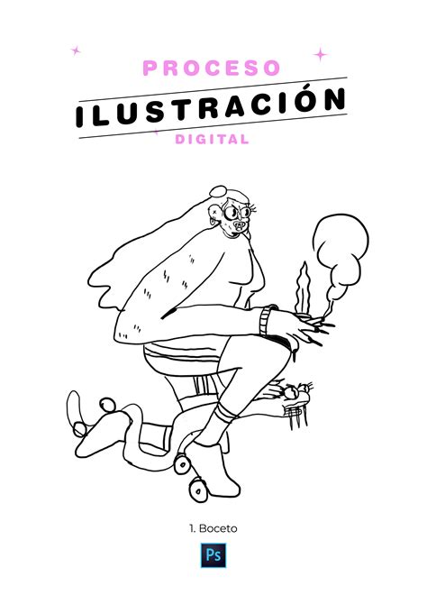 Proceso De Ilustración Digital Behance