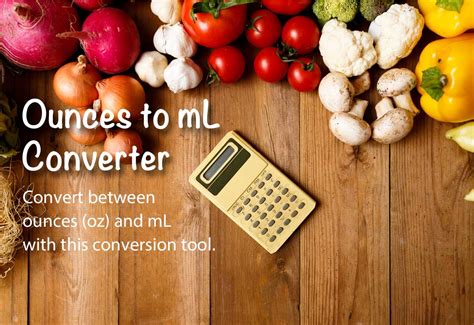 Ounces to ml / ml to Ounces Conversion
