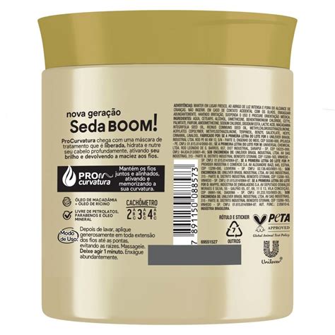 Máscara De Tratamento Hidratação Profunda Seda Boom 500g PanVel Farmácias