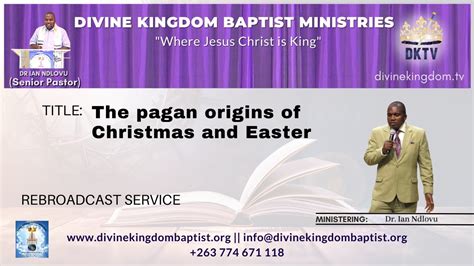 The Pagan Origins Of Christmas And Easter Dr Ian Ndlovu YouTube