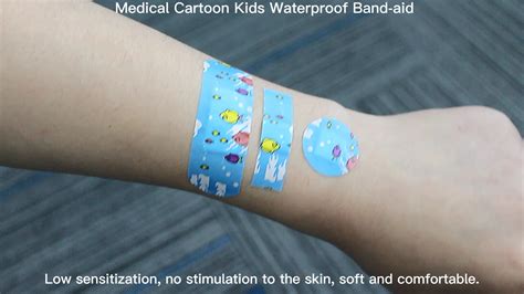 Cartoon First Aid Plaster Kids Waterproof Wound Adhesive Strips Wound