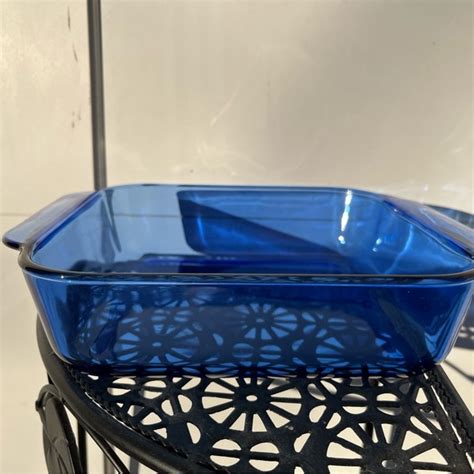 Pyrex Dining Vintage Pyrex Cobalt Blue Square Baking Dishcasserole