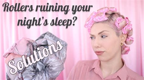 Tips For Comfortable Sleeping With A Roller Set On Your Head Youtube