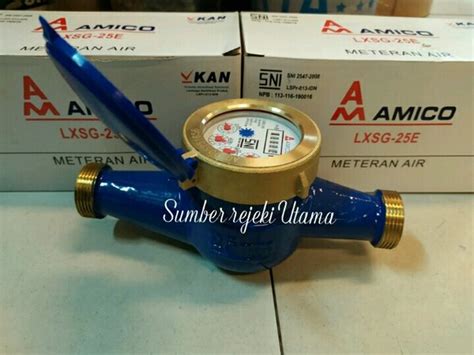 Jual Water Meter Amico Drat Inch Flow Meter Meteran Air Amico Di