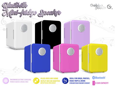 Bluetooth Mini Fridge Speaker Gabba Goods