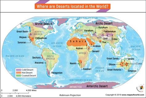 Where Are Deserts Located In The World Answers