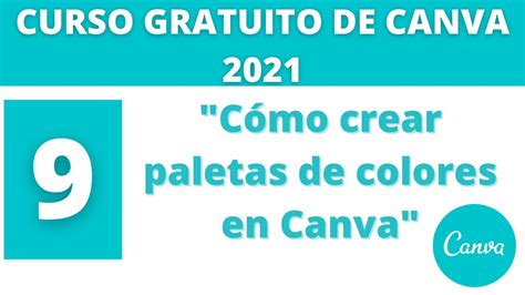 CÓMO CREAR PALETAS DE COLORES EN CANVA YouTube