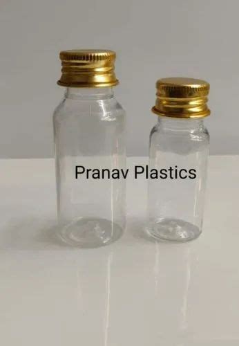 Pranav Plastics Ml Oil Pet Bottle With Golden Cap Use For Storage