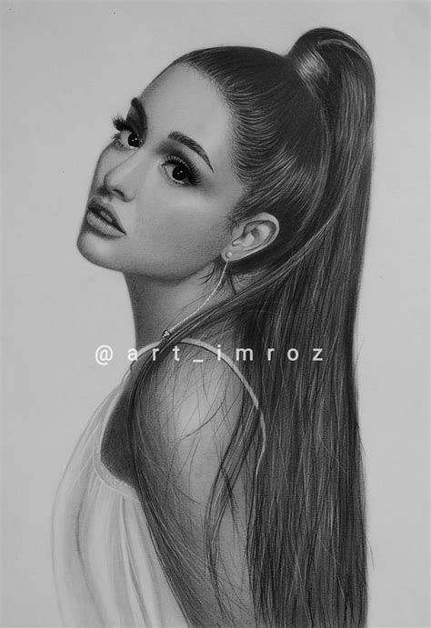 Pencil Drawings Of Ariana Grande