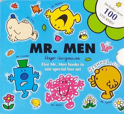 Mr Men 5 Book Set With 100 Stickers Bookxcess