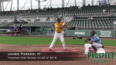 James Parker Prospect Video IF Thompson High School Class Of 2018