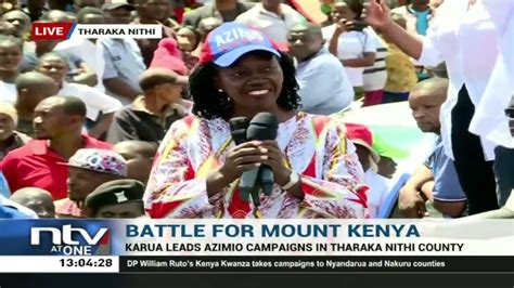 Martha Karua Leads Azimio One Kenya Campaigns In Tharaka Nithi Youtube