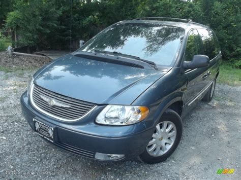 2001 Steel Blue Pearl Chrysler Town Country LXi 83499450 Photo 3