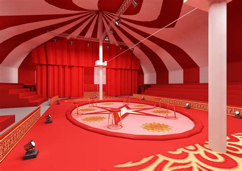 Artstation Circus Interior And Exterior Model 3d Model Resources