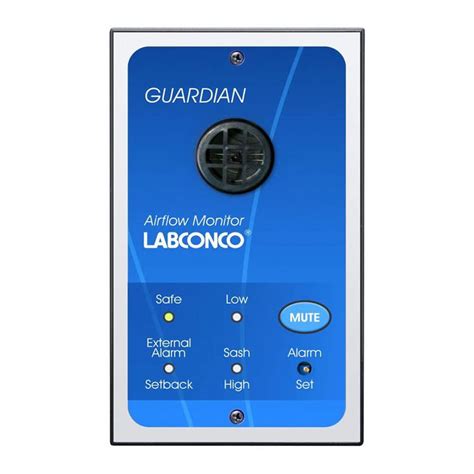 Labconco 9413300 Plastic Guardian Airflow Monitor 100 115V 50 60 Hz