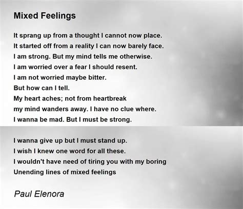 Poems About Feelings And Emotions Sitedoct Org