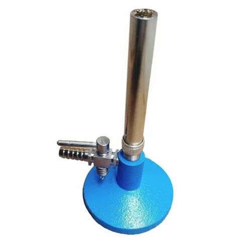 Blue And Silver Stainless Steel Laboratory Bunsen Burners At Rs 550piece