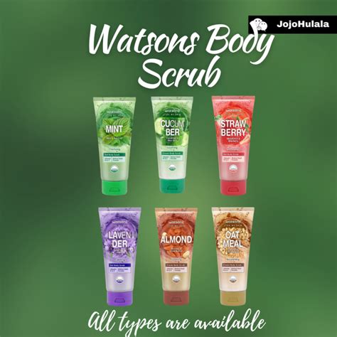 Watson Watsons Love My Skin Cream Gel Body Scrub 200g Lazada