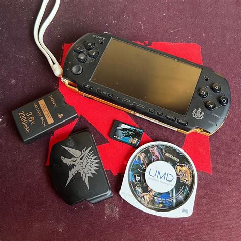 Psp 3000 Monster Hunter Limited Edition Video Gaming Video Game