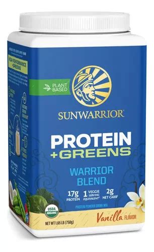 Sunwarrior Warrior Blend Greens Vegetal Prote Na G Sabor Baunilha