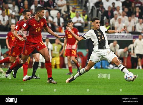 Jamal Musiala Of Germany During Spain V Germany Match Of The Fifa World