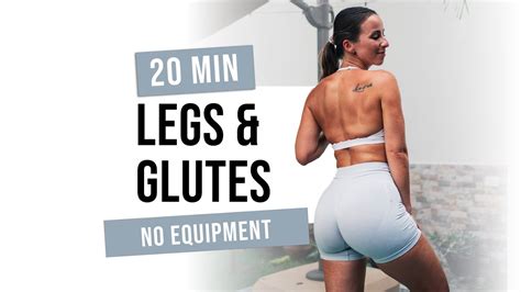 20 Min Lean Legs And Round Booty Intense Home Workout No Equipment